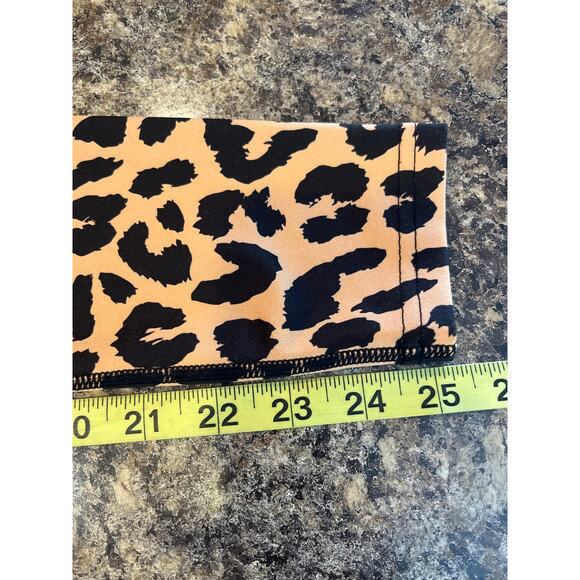 Balance Athletica Vitality Size XS Cheetah Print Athletic Workout Leggings - Picture 7 of 7